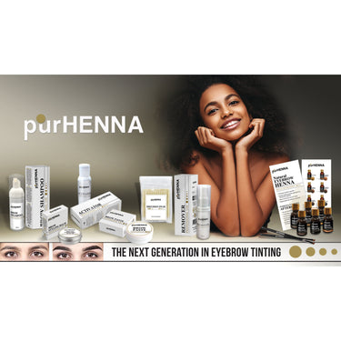 purHENNA® | brow henna | kit, manual and certificate- Online Training